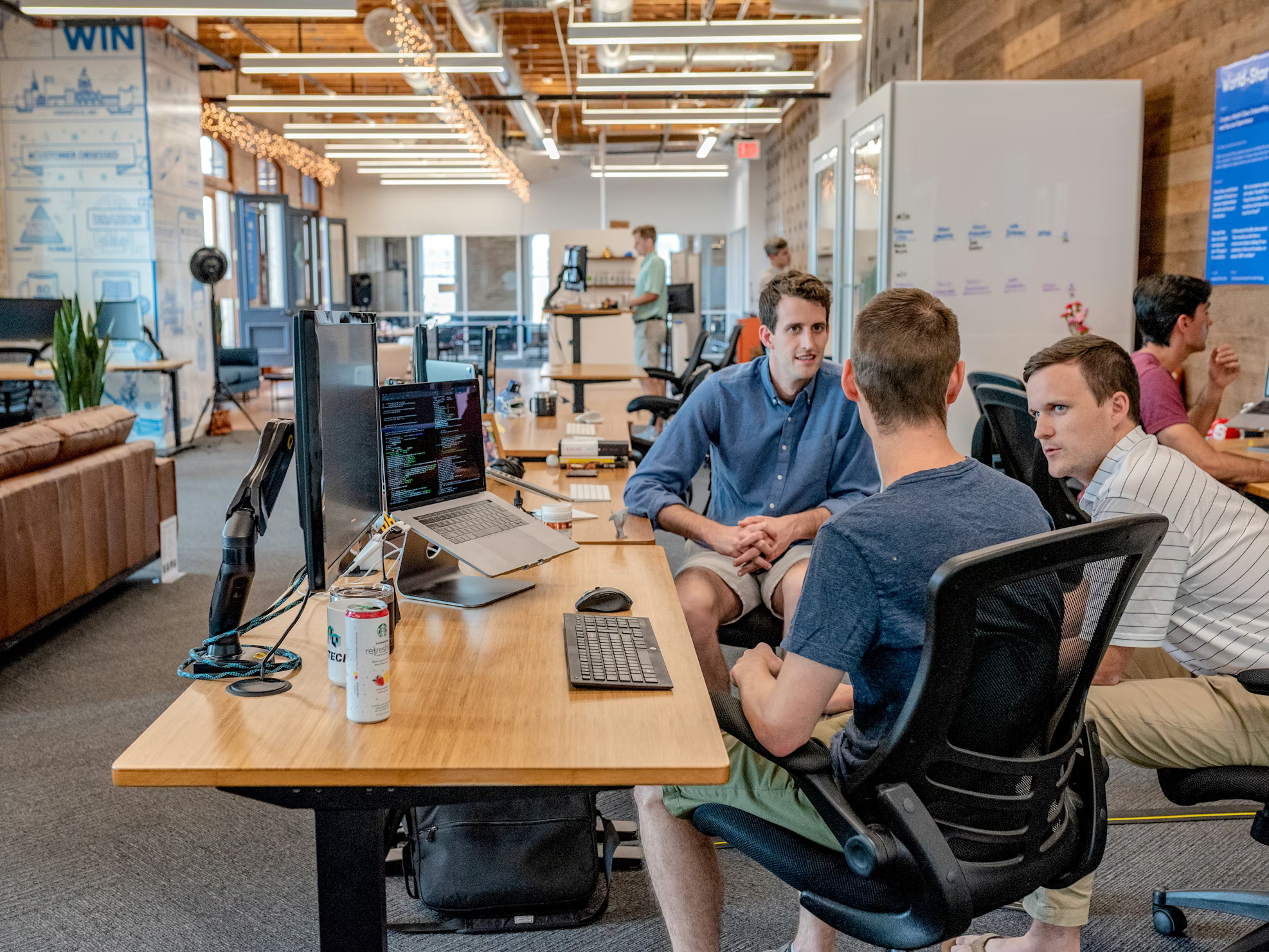 The Mailly team at work
